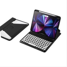 INF Étui de protection rotatif à 360° avec clavier Bluetooth pour iPad 7/8/9 (10,2 pouces)