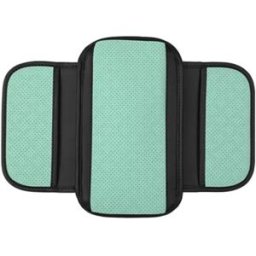 INF Coussin d'Accoudoir Universel pour Voiture - Console Rehaussée avec Rangement Vert