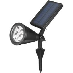 INF Projecteur Solaire LED 1W - Éclairage Extérieur de Jardin Étanche Bleu