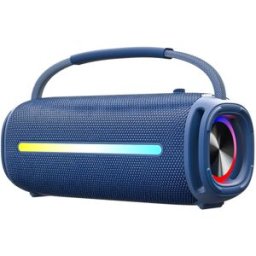 INF Haut-parleur Bluetooth portable extérieur - Basses profondes 20W, IPX6 étanche, Batterie 3000mAh, TWS et lumières RGB Bleu marine
