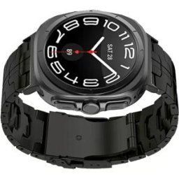 INF Bracelet en titane édition Iron Man pour Samsung Galaxy Watch 7 Ultra 47 mm Le noir