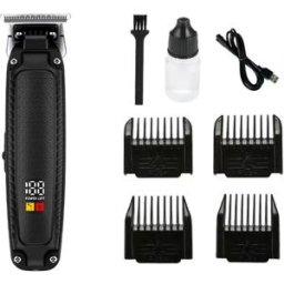 INF Tondeuse électrique avec lame en céramique et écran LCD - Réglable, rechargeable et multi-vitesse compatible avec les