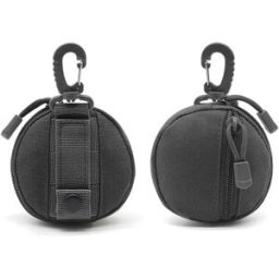 INF Sac de rangement rond portable Le noir