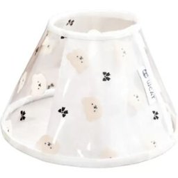 INF Collerette de récupération transparente en EVA pour animaux - Étanche, Velcro ajustable, bord souple, collerette L