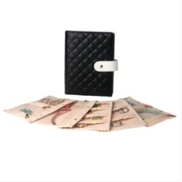INF Organisateur de Bijoux Portable - Pochette de Rangement de Voyage Pliable Le noir
