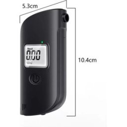 INF Testeur d'alcool portable - Éthylotest numérique avec écran LCD couleur