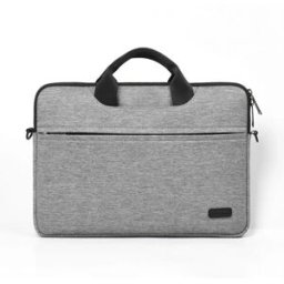 INF Sacoche d'ordinateur portable en polyester gris : Imperméable et antichoc pour 14/15,6 pouces 14 pouces