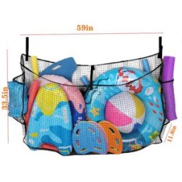 INF Sac Filet de Rangement pour Jouets de Piscine - Organisez Vos Essentiels au Bord de la Piscine