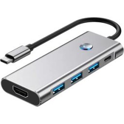 INF Hub USB-C 7-en-1 : 4K/60Hz, lecteur de carte, ports 3.0