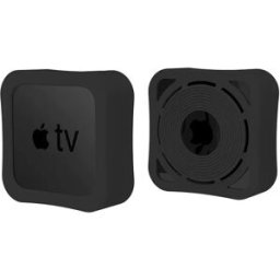 INF Coque intégrale en silicone pour Apple TV 4K (2021) Le noir