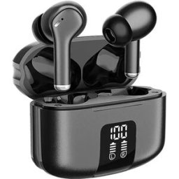 INF Écouteurs Bluetooth M48Pro Blanc : Suppression de Bruit ENC, Affichage Numérique Le noir