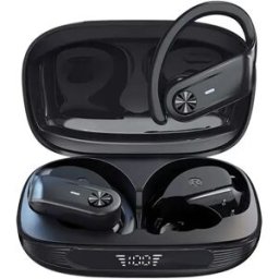 INF Écouteurs de sport intra-auriculaires HIFI à réduction de bruit, Bluetooth 5.4, 45 heures d'autonomie