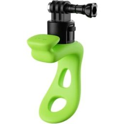INF Support élastique à dégagement rapide en forme de petit Q compatible avec GoPro 13 et Action 5 – Fixation par sangle Vert