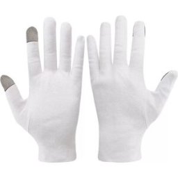 INF Gants en coton compatibles avec les écrans tactiles à deux doigts