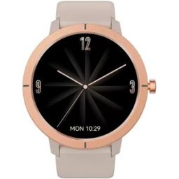 INF Smartwatch GPS avec positionnement multi-satellite, écran AMOLED et appel Bluetooth Or rose