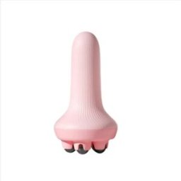 INF Rouleau de Massage Portable à Perles Magnétiques - Massage 360 degrés pour Détente Musculaire, Réduction des Gonflements et Rose