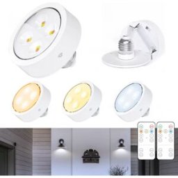 INF Ampoule rechargeable E26/E27 avec télécommande 1