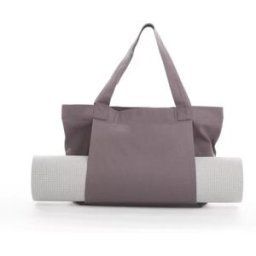 INF Sac fourre-tout en toile pour tapis de yoga pour femmes, sac de transport pour tapis de yoga d'extérieur Gris