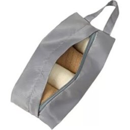 INF Sac de rangement pour sous-vêtements - Organisateur de voyage pour soutiens-gorge, sous-vêtements et chaussettes Gris