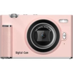 INF Appareil photo à écran pivotant 2.8-inch IPS tactile, 8 millions de pixels, vidéo 2.7K et photos 56M Rose