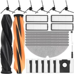 INF Kit de pièces de rechange pour aspirateur robot - Ensemble complet de maintenance 26 pièces, compatible avec Dreame D20 Pro