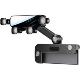 INF Support d'écran monobloc à gravité compatible avec Tesla - 180° réglable, intégration OEM, fixation discrète tableau de bord