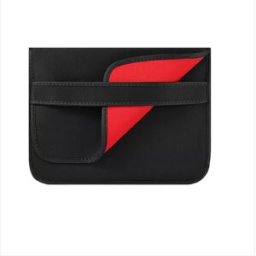 INF Housse de protection simple à rabat pour ordinateur portable 14 pouces, néoprène, noir