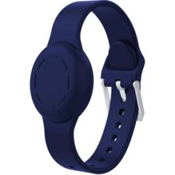INF Étui de protection en silicone pour Apple AirTag Bleu