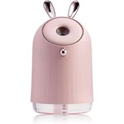 INF Humidificateur Créatif à Batterie : Purificateur d'Air Portable à Nano-Brumisation avec Veilleuse Rose