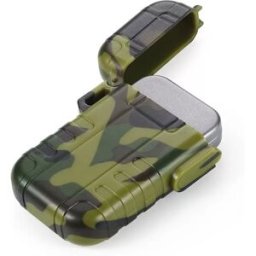 INF Mini Balance Digitale Style Briquet - Argent Camouflage, 100g/0.01g, Pile Incluse
