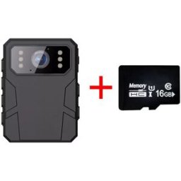 INF Caméra corporelle HD 4K avec clip et carte mémoire 16G