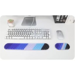 INF Ensemble de tapis de souris numérique analogique : confort ergonomique pour votre bureau Multicolore4