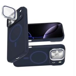 INF Coque Magnétique avec Support Compatible avec iPhone 17 Pro, TPU & Silicone Antichoc, Cadre en Silicone Liquide