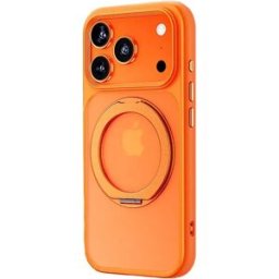 INF Coque Orange Antichoc avec Support 360° Compatible avec iPhone 17