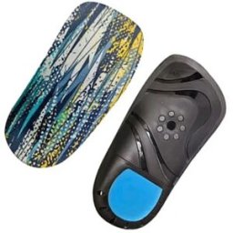 INF Semelles demi-voûte (1 paire) – Inserts de soutien de la voûte en mousse EVA+PP amortissante, multicolore, tailles M 39-42 L