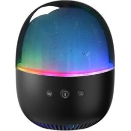 INF Diffuseur d'arômes 3-en-1, veilleuse et humidificateur avec LED à changement de couleur Le noir