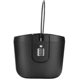 INF Coffre-fort de plage portable Le noir