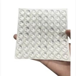 INF Protecteurs de Touches de Clavier Transparents Cylindriques 12x4mm (64 pièces) - Protection Ongles & Frappe Facilitée