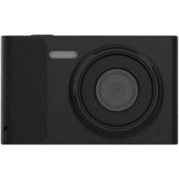 INF Mini caméra numérique double objectif avant/arrière avec écran intégré, portable, MicroSD jusqu'à 512GB Le noir