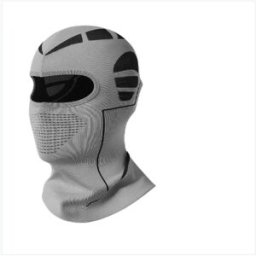 INF Cagoule de cyclisme compatible avec casque : sans couture, haute élasticité et coupe-vent Gris
