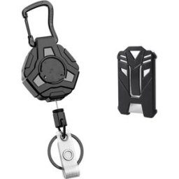 INF Porte-carte yo-yo extractible pour carte d'accès, carte d'identité
