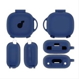 INF Étui de protection en silicone pour écouteurs Bluetooth Anker Soundcore Sport X20/X20 - Protection optimale Bleu