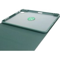 INF Étui Clavier Bluetooth Vert Foncé avec Touches Rondes Compatible avec iPad Air 4/Air 5 10.9 pouces