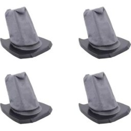 INF Lot de 4 filtres pour aspirateur compatible avec Dirt Devil F77 SD20020/AD40077 - Noir ABS+Média non tissé pour poussière