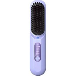 INF Brosse Lissante Ionique Sans Fil Portable pour la Maison Violet