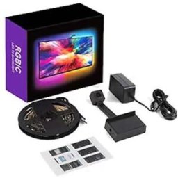 INF Bande LED RGBIC de sélection de couleurs d'écran Tuya IPC - Éclairage ambiant RGBIC compatible avec Alexa pour téléviseurs