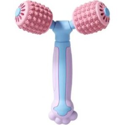 INF Y-Shaped Cat Paw Silicone Massage Roller - Portable Handheld Neck & Shoulder Muscle Relaxation Tool