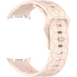 INF Bracelet en silicone texturé football compatible avec Samsung Galaxy Watch8/Watch8 Classic Rose