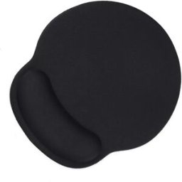 INF Tapis de souris ergonomique avec repose-poignet Le noir
