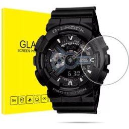 INF Lot de 2 Protections d'Écran en Verre Trempé pour Montre Casio GA100, Protection UV